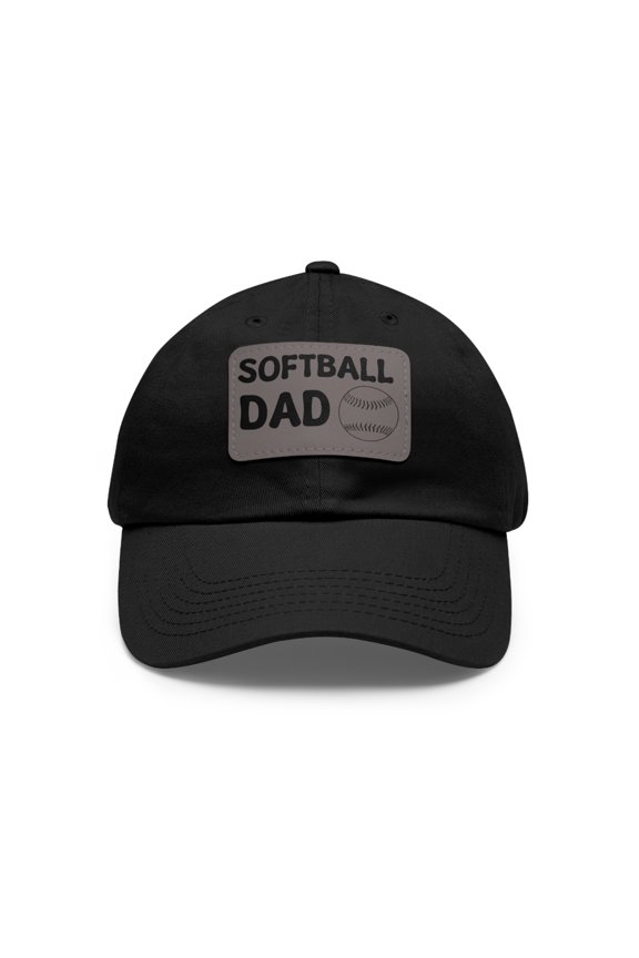 Softball Dad Hat Cap Strap Back Dad Hat With Patch High School College Mom