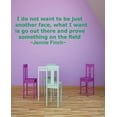 thumbnail image 1 of Softball Decals Wall Art Decal Sticker Stickers Decor for Girl teen childrens bedroom vinyl inspirational quote Girl Sports "I do not want to" 12X20, 1 of 1