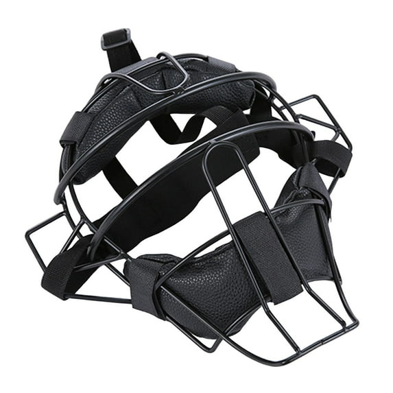 Softball Face , Softball Fielder , Sports Accessories Fit All Ages, Lightweight Fielder Head Protection Infielder's Face for Baseball Black