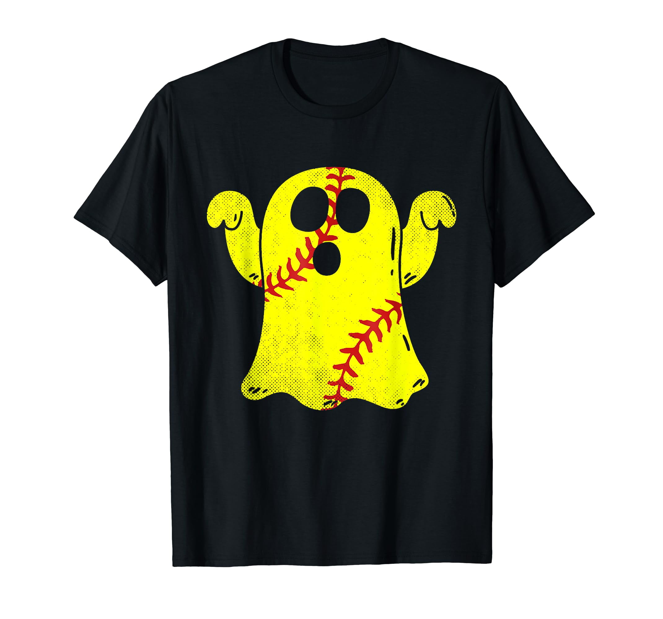 Softball Ghost Funny Halloween 2023 Costume Softball Lover TShirt