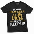 thumbnail image 1 of Softball Girl T-Shirt Womens Unisex American Sports Funny Tee Shirt Gift For Her, 1 of 5