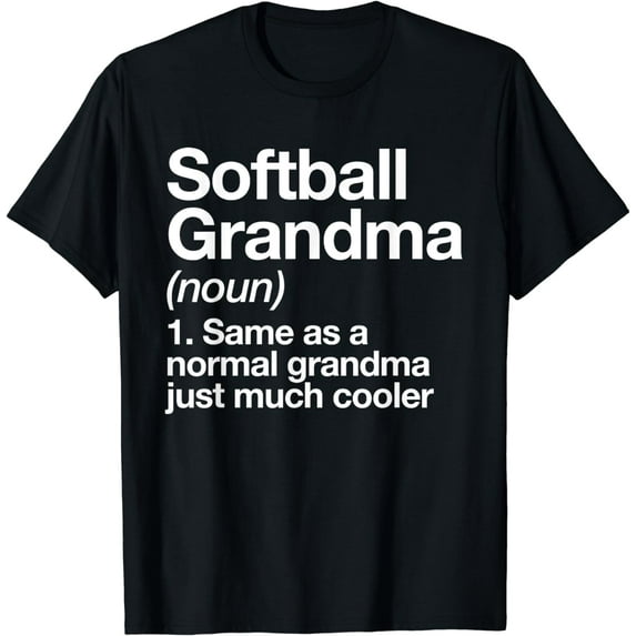 Softball Grandma Definition Funny Sports T-Shirt