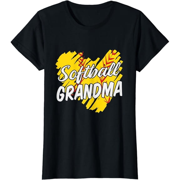Softball Grandma, Softball Designs For Women Grandparents T-Shirt