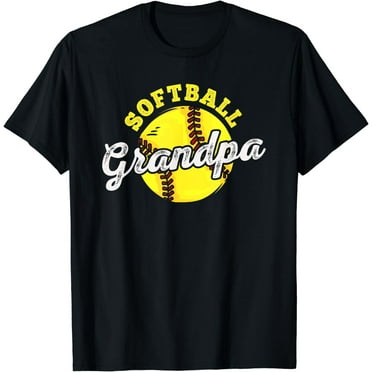Softball Grandpa Grandfather Father's Day T-Shirt