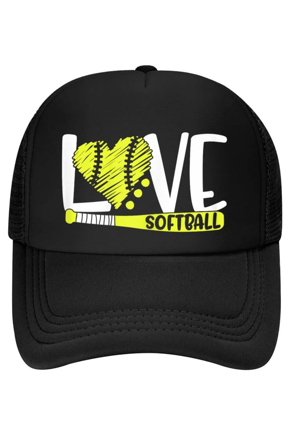 Softball Graphic Sayings forn Girls and Women Baseball Cap