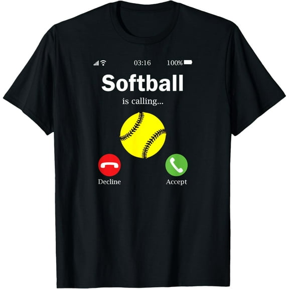 Softball Is Calling Girls Fastpitch T-Shirt