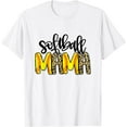 thumbnail image 1 of Softball Mama Mom Life Leopard Baseball Mother's Day Boys T-Shirt, 1 of 2