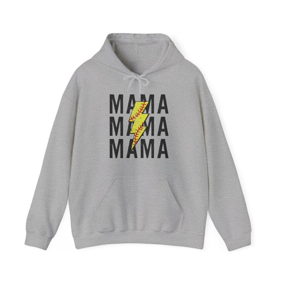Softball Mama Mom Mothers Day Hoodie, Gifts, Hooded Sweatshirt