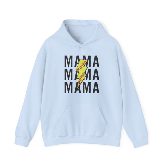 Softball Mama Mom Mothers Day Hoodie, Gifts, Hooded Sweatshirt