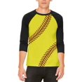 thumbnail image 1 of Softball Mens Raglan T Shirt, 1 of 2