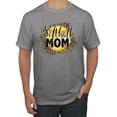 thumbnail image 1 of Softball Mom Animal Print Girl Sports Men's Graphic T-Shirt, Heather Grey, XX-Large, 1 of 5