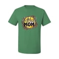 thumbnail image 1 of Softball Mom Animal Print Girl Sports Men's Graphic T-Shirt, Kelly, 5X-Large, 1 of 4