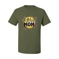 thumbnail image 1 of Softball Mom Animal Print Girl Sports Men's Graphic T-Shirt, Military Green, Medium, 1 of 4