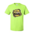 thumbnail image 1 of Softball Mom Animal Print Girl Sports Men's Graphic T-Shirt, Safety Green, 4X-Large, 1 of 4