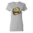 thumbnail image 1 of Softball Mom Animal Print Girl Sports Womens Graphic T-Shirt, Heather Grey, Small, 1 of 5