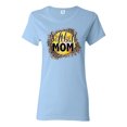 thumbnail image 1 of Softball Mom Animal Print Girl Sports Womens Graphic T-Shirt, Light Blue, Medium, 1 of 5