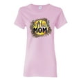 thumbnail image 1 of Softball Mom Animal Print Girl Sports Womens Graphic T-Shirt, Light Pink, XX-Large, 1 of 5