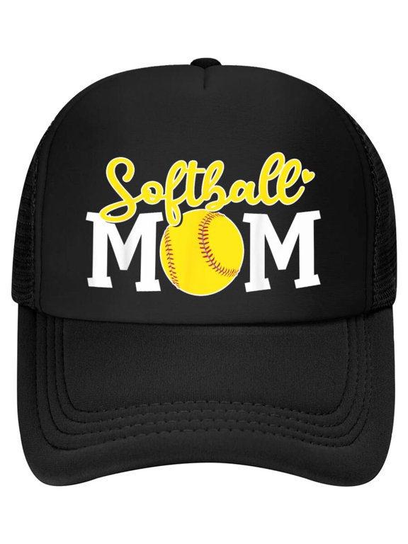 Softball Mom Cute For Mother Love Softball Baseball Cap