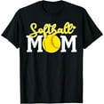 thumbnail image 1 of Softball Mom Cute Tshirt For Mother Love Softball T-Shirt, 1 of 4
