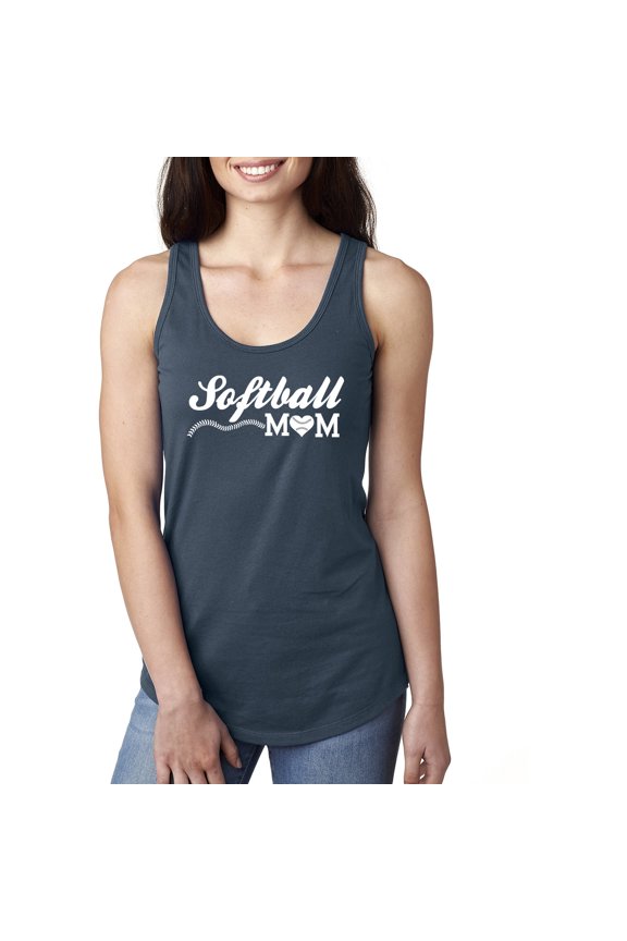 Softball Mom Racerback Tank