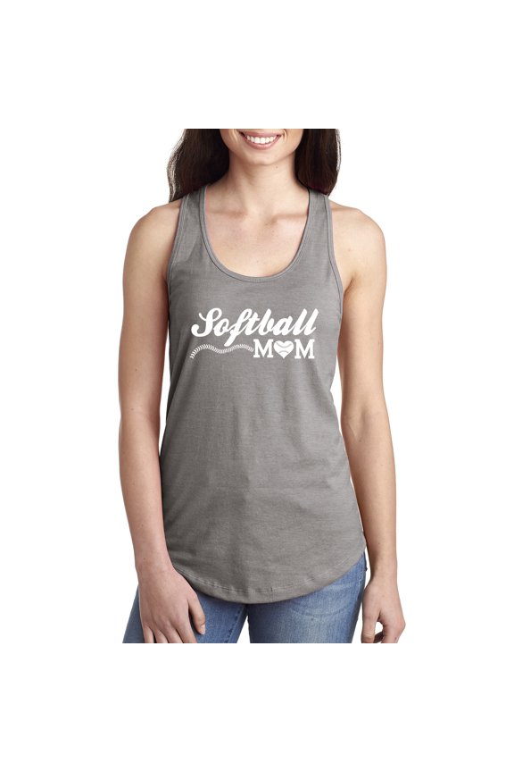 Softball Mom Racerback Tank