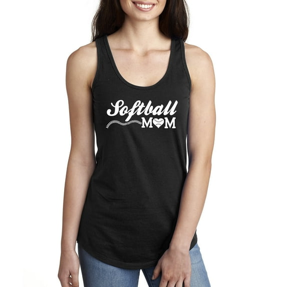 Softball Mom Racerback Tank