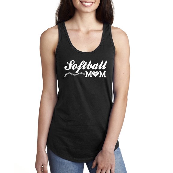 Softball Mom Racerback Tank