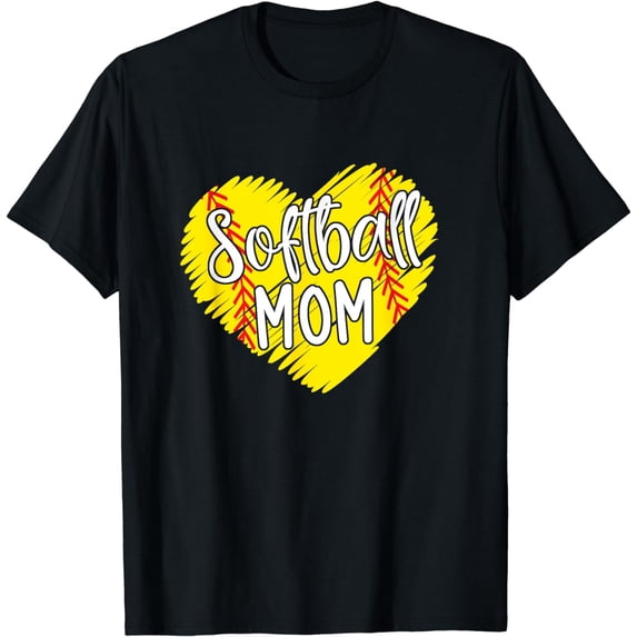 Softball Mom Shirts For Women Baller Mama Mother's Day T-Shirt