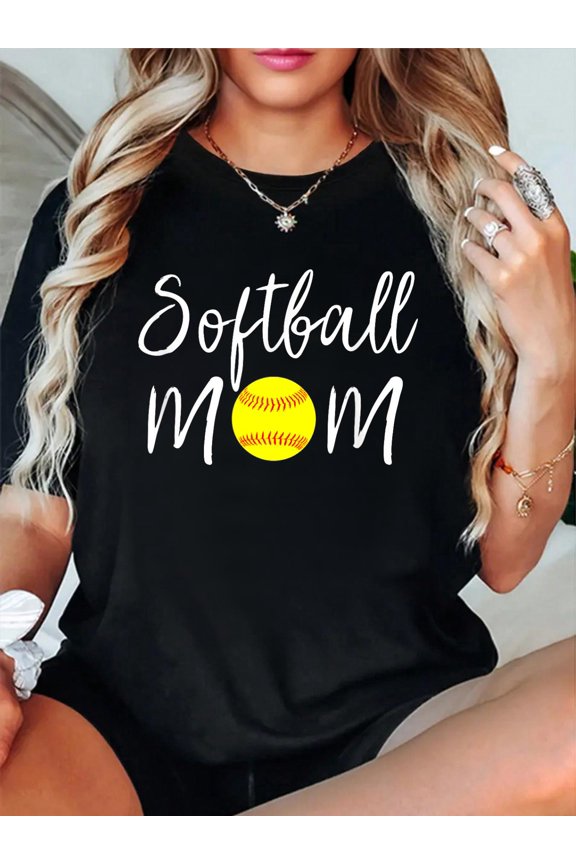 Softball Mom T Shirt