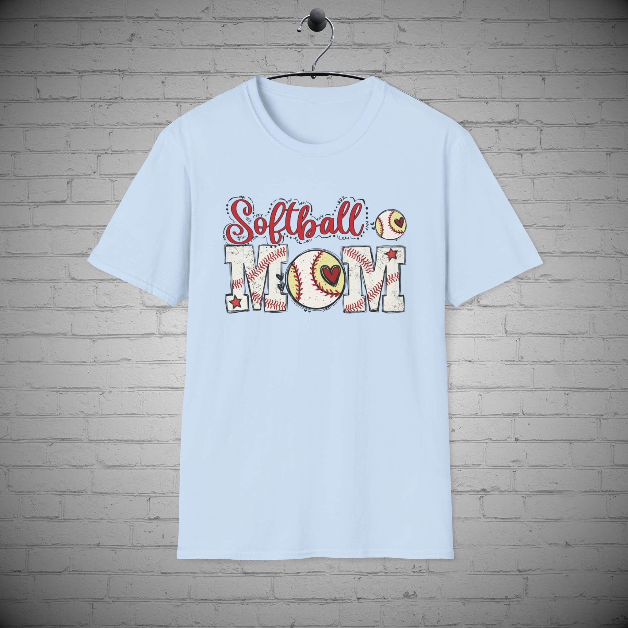 Softball Mom t-shirt, Sports Mom Shirt, Proud Baseball Mom tee, Mom Gift