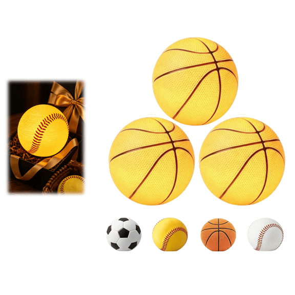 Softball Night Light Gift, Baseball LED Lamp for Sports Room Decor, Realistic Warm Glow Design for Players Coaches Fans and Collectors (3D)