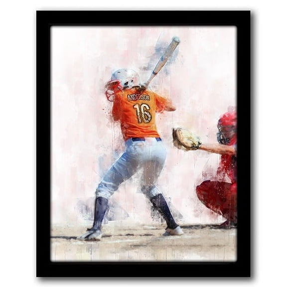 Softball Personalized Print