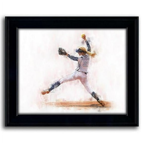 Softball Pitcher Personalized Print