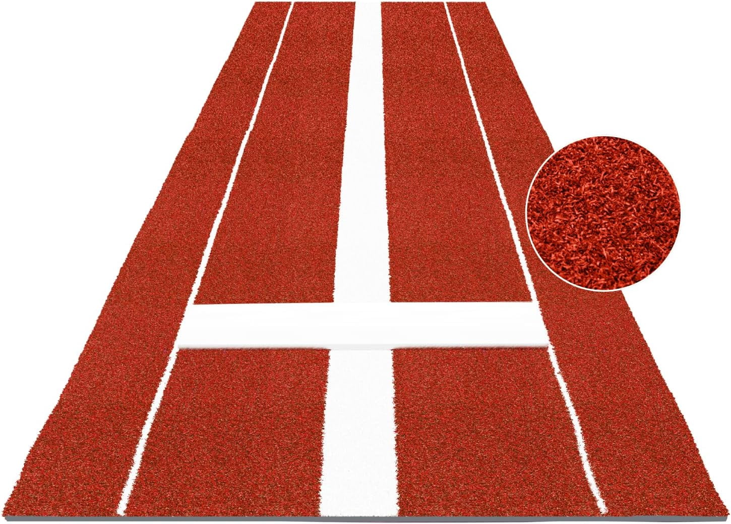 Softball Pitching Mat with Rubber 10x3 ft Softball Pitching Mound with