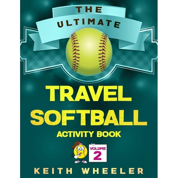Softball Puzzle Books: Travel Softball Activity Book: Road Trip Activities and Travel Games For Kids & Teens On The Go (Paperback)
