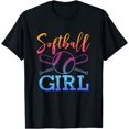 thumbnail image 1 of Softball Shirt Girls Softball Player Softball Girl T-Shirt, 1 of 4