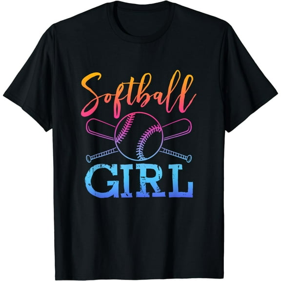 Softball Shirt Girls Softball Player Softball Girl T-Shirt