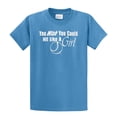 thumbnail image 1 of Softball Short Sleeve T-shirt Wish You Could Hit Like A Girl Funny Girls Fast Pitch Tee Power Hitting League Team Travel Ball-Carolina-Large, 1 of 4
