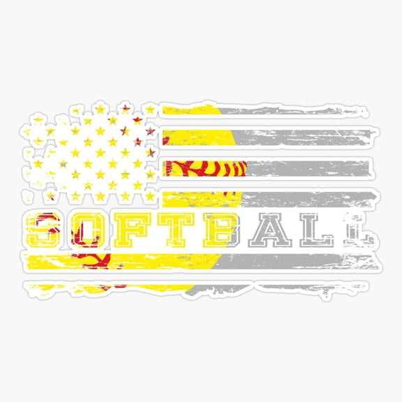 Softball Sports Sticker