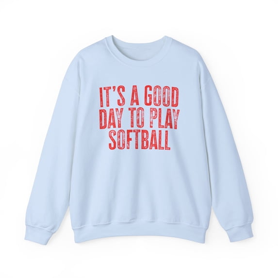 Softball Sweatshirt Gifts Crew Neck Shirt Long Sleeve Unisex