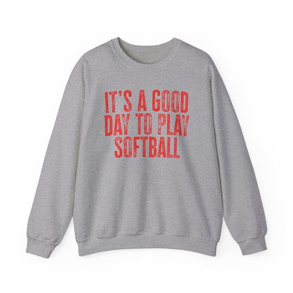 Softball Sweatshirt Gifts Crew Neck Shirt Long Sleeve Unisex