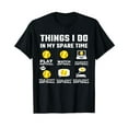 thumbnail image 1 of Softball Things I Do In My Spare Time Funny Softball Player T-Shirt, 1 of 5