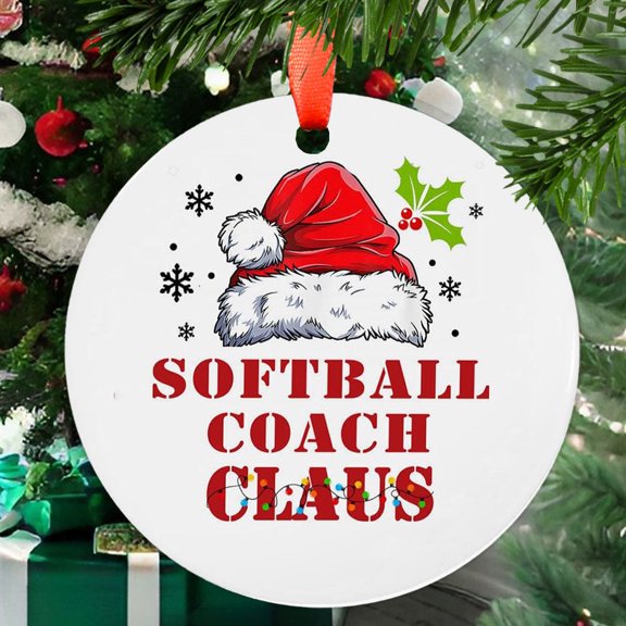 Softball Trainer3 Christmas Ornament, Holiday Tree Ornament, Gift for Mom, Love Day Home Decor, Festival Gift Ornament, Keepsake 2025