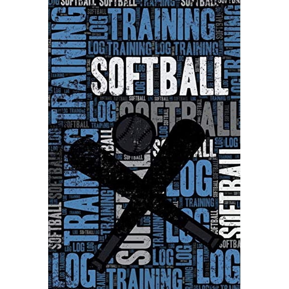 Pre-Owned Softball Training Log and Diary: Softball Training Journal and Book For Player and Coach - Softball Notebook Tracker Paperback