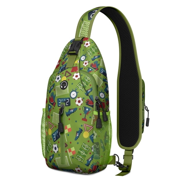 Softball and Volleyball Sling Backpack for Sports Enthusiasts – Lightweight Durable Polyester Bag with Ergonomic Fit, Secure Zippers, Partitioned Compartments, Perfect for Training, Compet