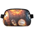 thumbnail image 1 of Softball and Baseball Fanny Pack – Sports Print Waist Bag for Boys – Waterproof Belt Bag for Game Day & Athlete Gifts, 1 of 4