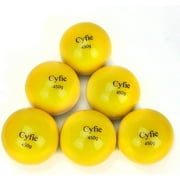 Softballs Cyfie Weighted Hitting Batting Balls Practice Heavy Balls for Hitting, Batting, Pitching, Strength Muscle Training, Hand-Eye Coordination Promoting Yellow