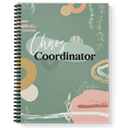 thumbnail image 1 of Softcover Chaos Coordinator 8.5" x 11" Funny Spiral Notebook/Journal, 120 College Ruled Pages, Durable Gloss Laminated Cover, Black Wire-o Spiral. Made in the USA, 1 of 5