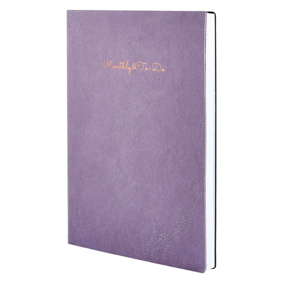 Softcover Leather Monthly Planner With 200Pages Undated 18 Month Planner For Work Study Goal Schedules Organization