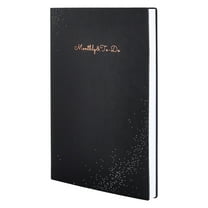 Softcover Leather Monthly Planner With 200Pages Undated 18 Month Planner For Work Study Goal Schedules Organization